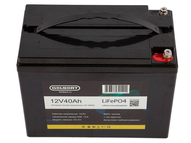 Литиевый тяговый аккумулятор Gelbert LiFePO4 (12V/40Ah/40A/480Wh) [6-EVF-45]