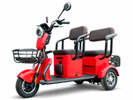 Электротрицикл GreenCamel Пони Z8 (60V 650W) дифференциал, (Красный)